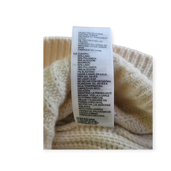 Reiss Miley Wool Blend V-Neck Cricket Sweater Small - Picture 14 of 14